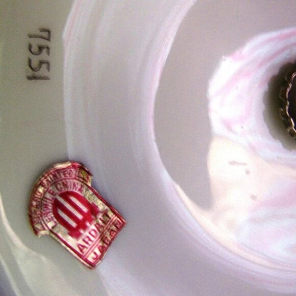 Antique ARDALT LENWILE Porcelain Cherub Figurine 2 Tier Compote 24K Gold Accents - Picture 12 of 13